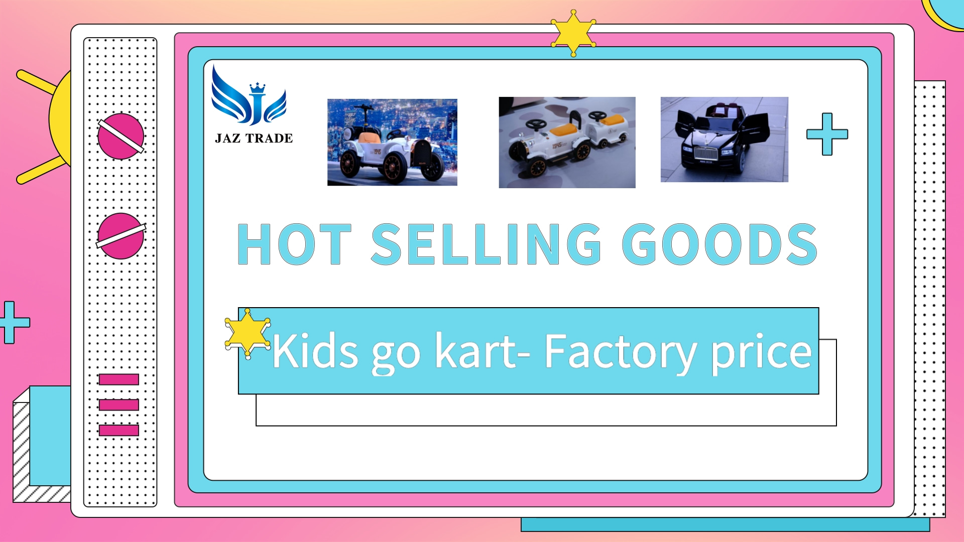 Kids go Kart China factory|JAZ hot sale selling goods recomended|China hot selling goods|BalanceBike